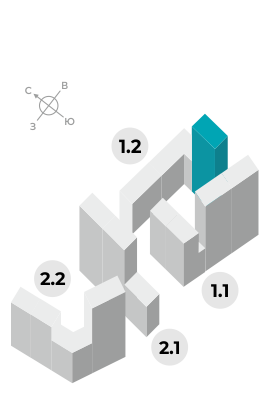Миникарта проекта ЖК Облака 2.0