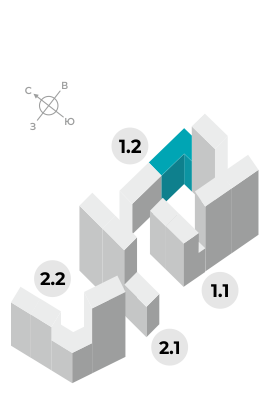 Миникарта проекта ЖК Облака 2.0