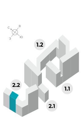 Миникарта проекта ЖК Облака 2.0