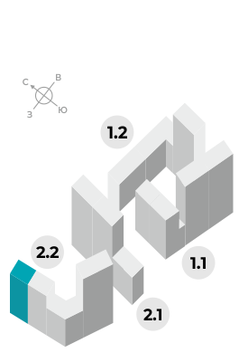 Миникарта проекта ЖК Облака 2.0